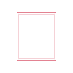 Objects Picture Frames Ikea Silverhojden Frame Medium Editable Svg Line Art, Free Vectors File
